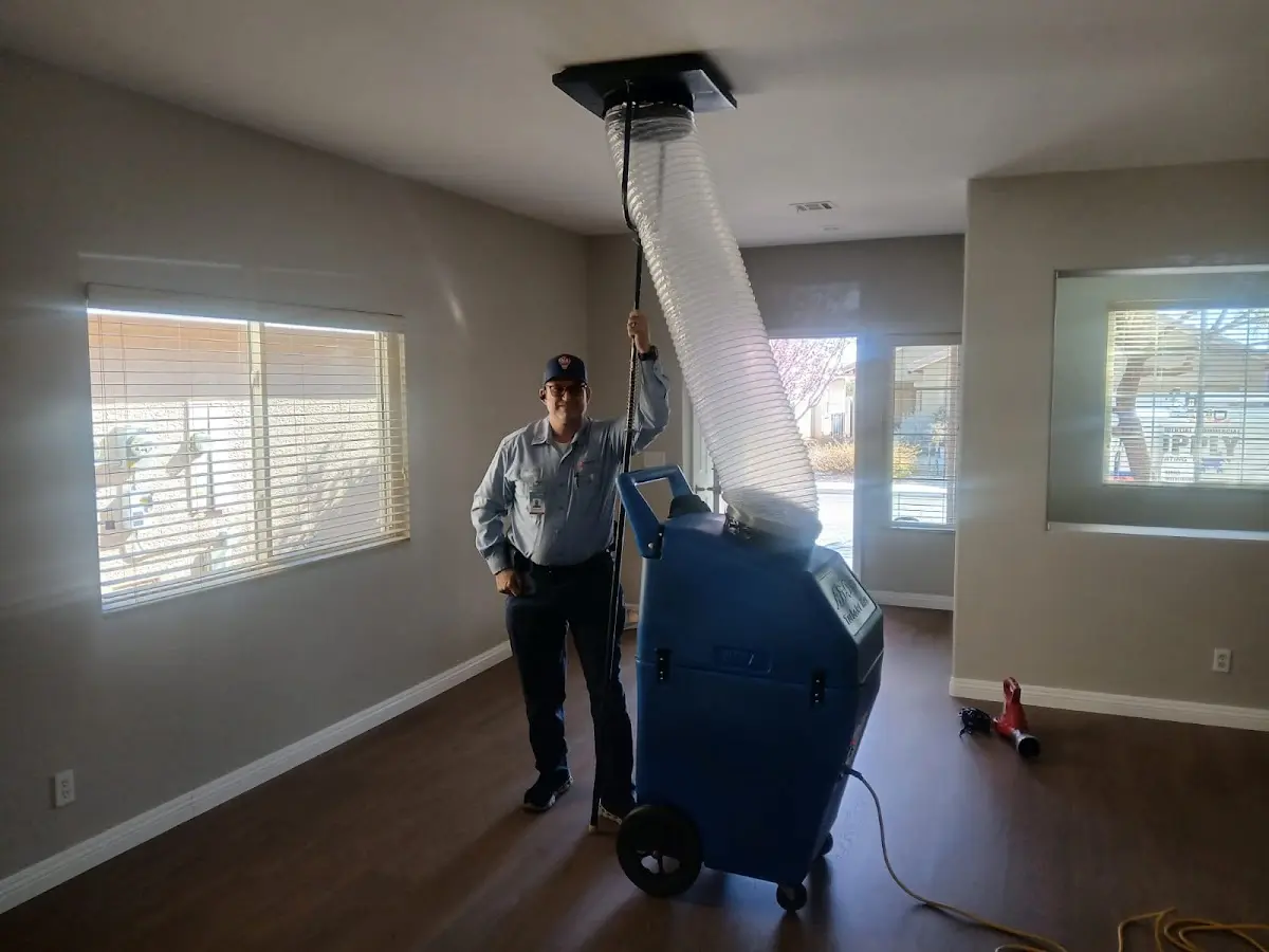 Professional Dryer Vent Cleaning work inside a Kettering home